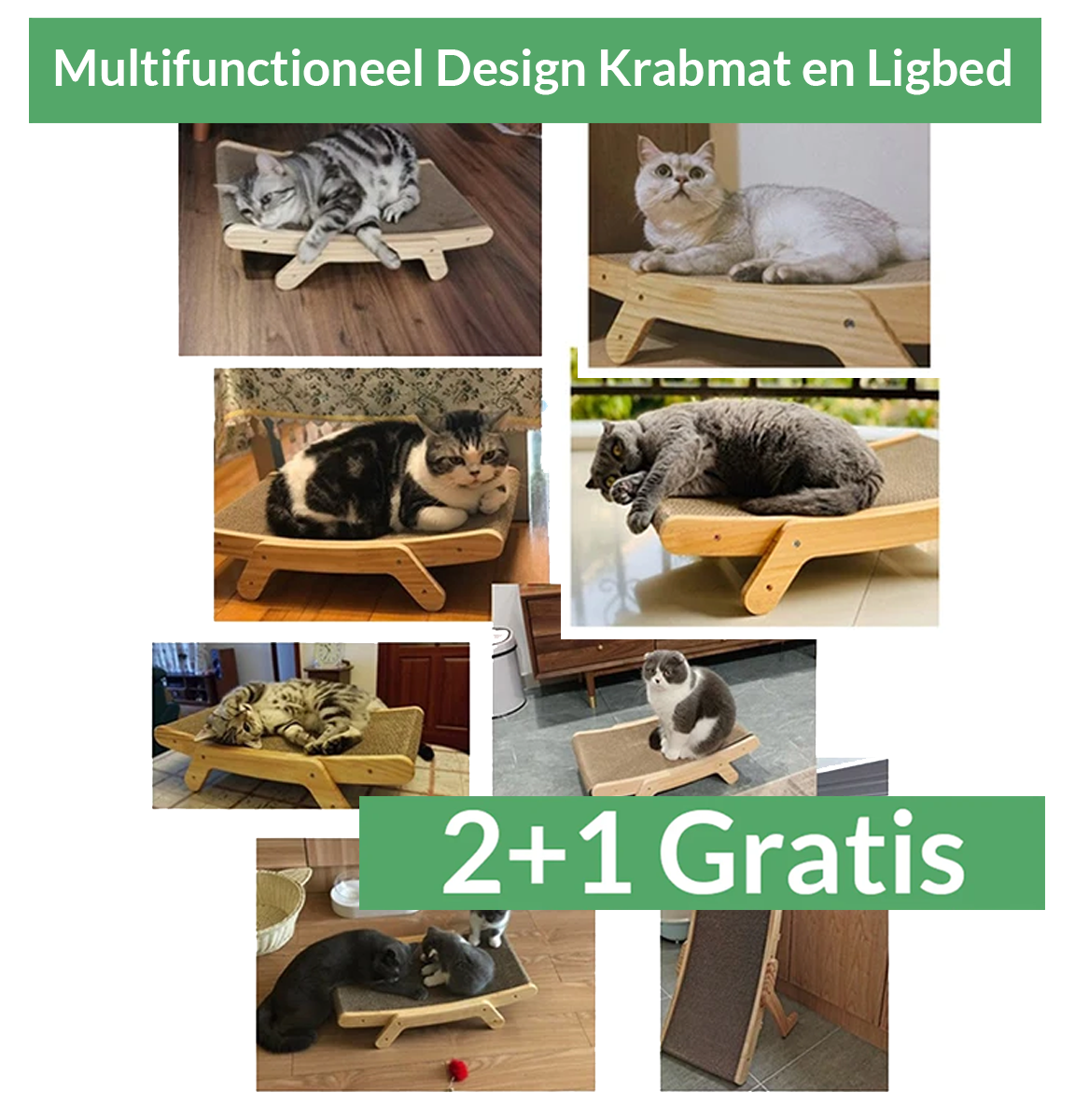 Design Krabmat - katten bed en krabpaal