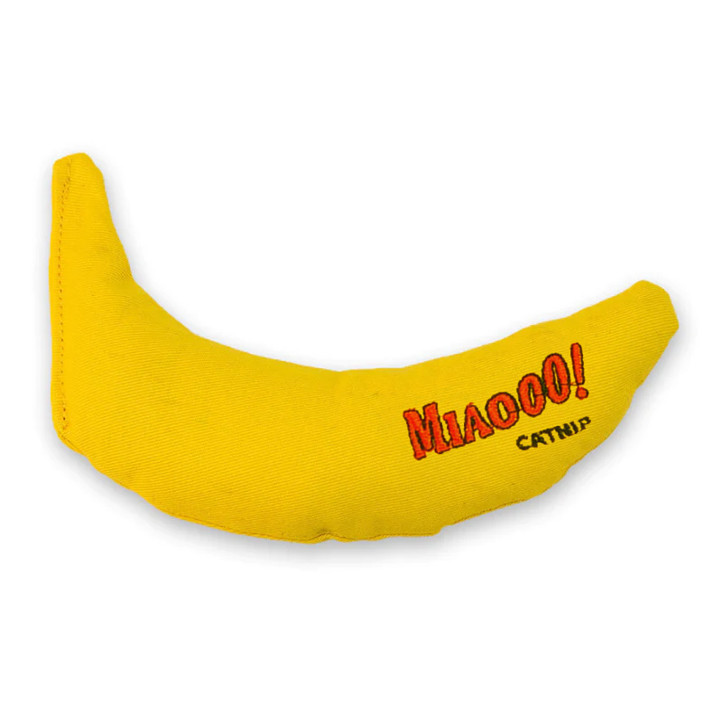 Speelgoed banaan met biologisch kattenkruid