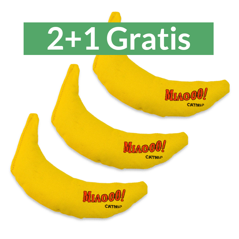 Speelgoed banaan met biologisch kattenkruid