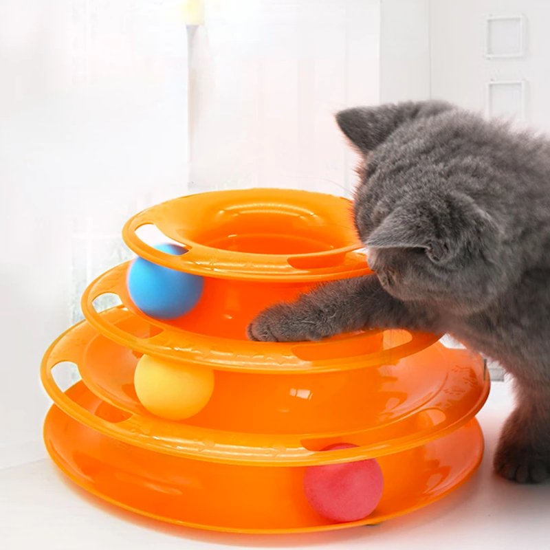 Kitten Speeltoren Kattenspeelgoed met Balletjes