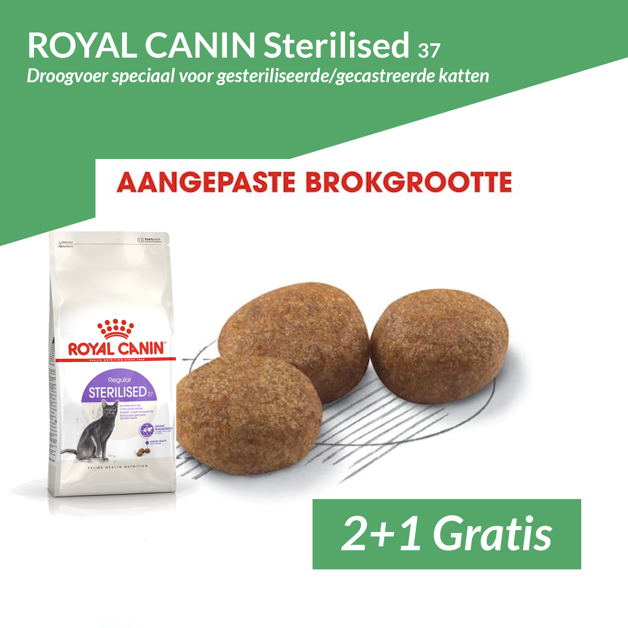 ROYAL CANIN Sterilised 37 Droogvoer (Aanbieding 1)