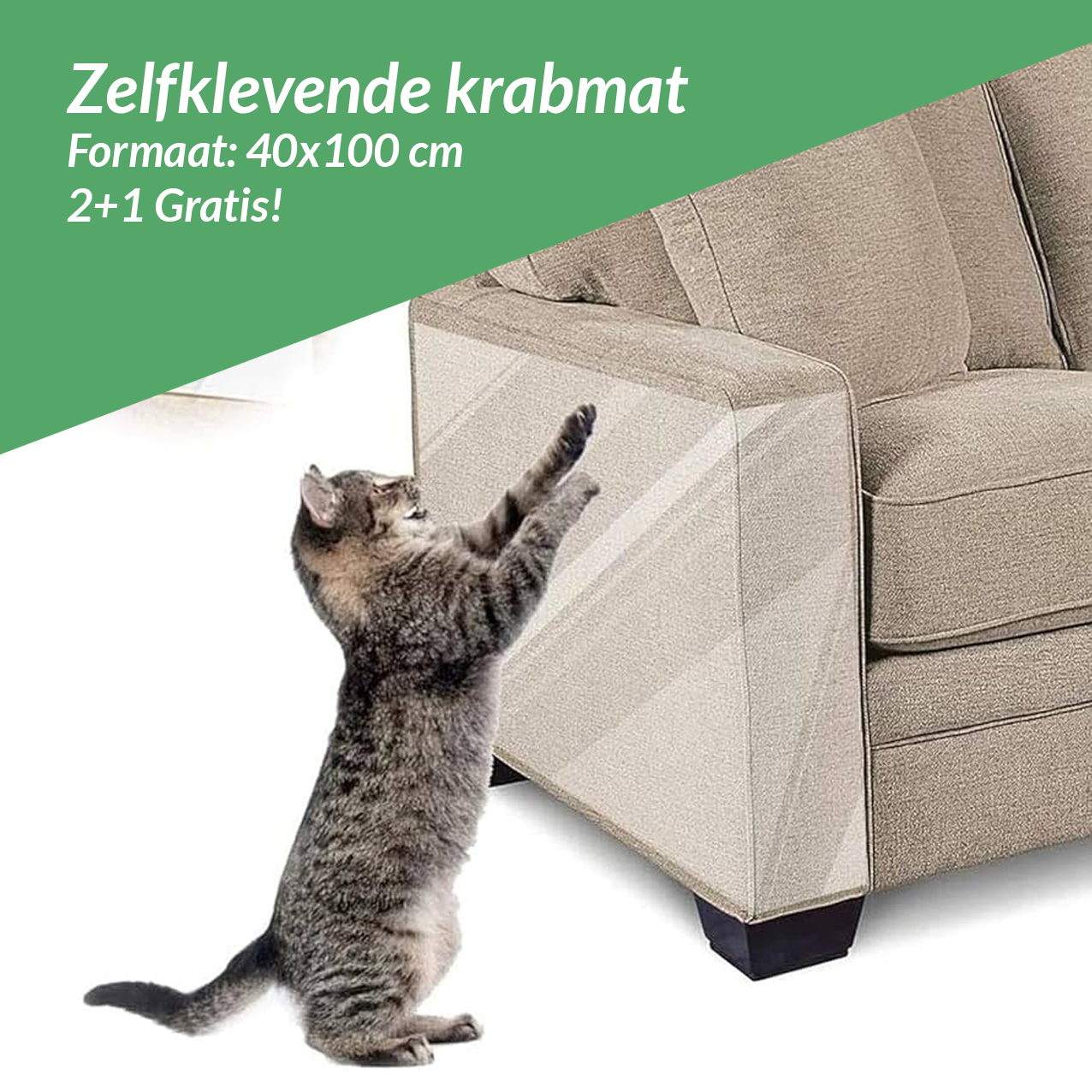 Zelfklevende Meubel- en Bankbescherming tegen Kattennagels