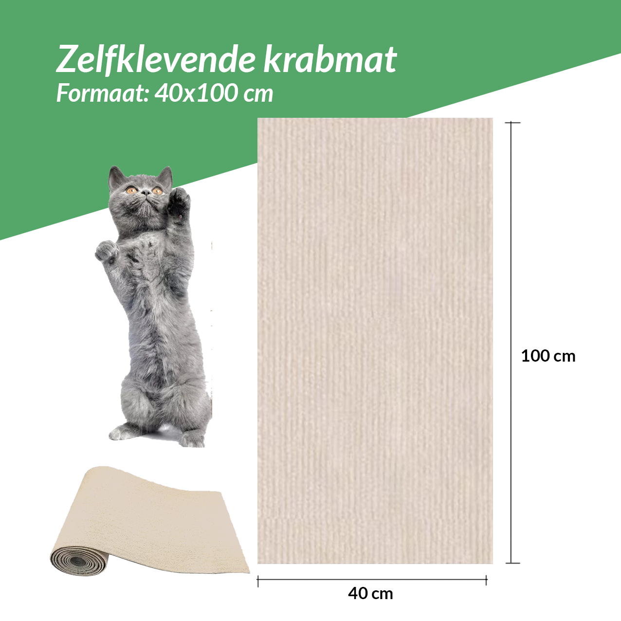 Zelfklevende Meubel- en Bankbescherming tegen Kattennagels