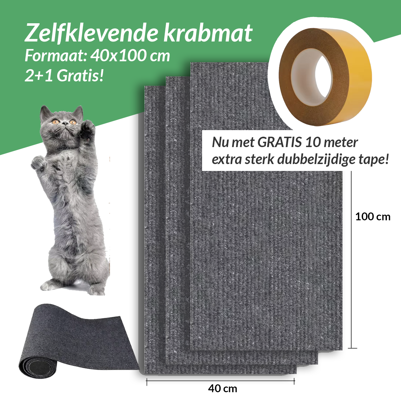 Zelfklevende Meubel- en Bankbescherming tegen Kattennagels