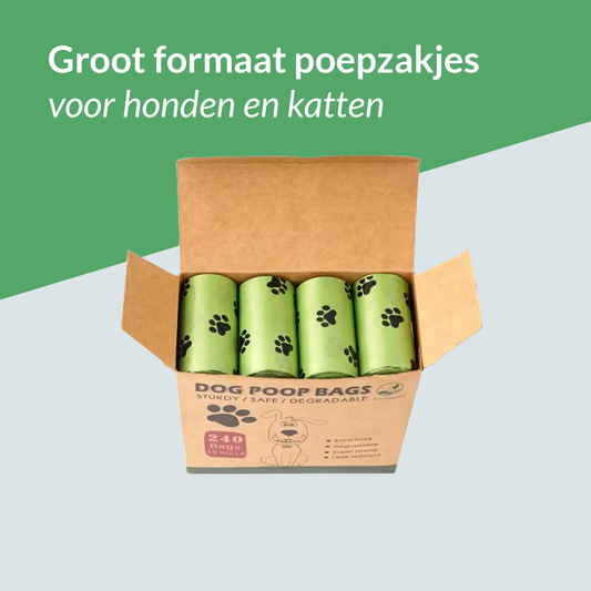 Handige poepzakjes voor honden en katten