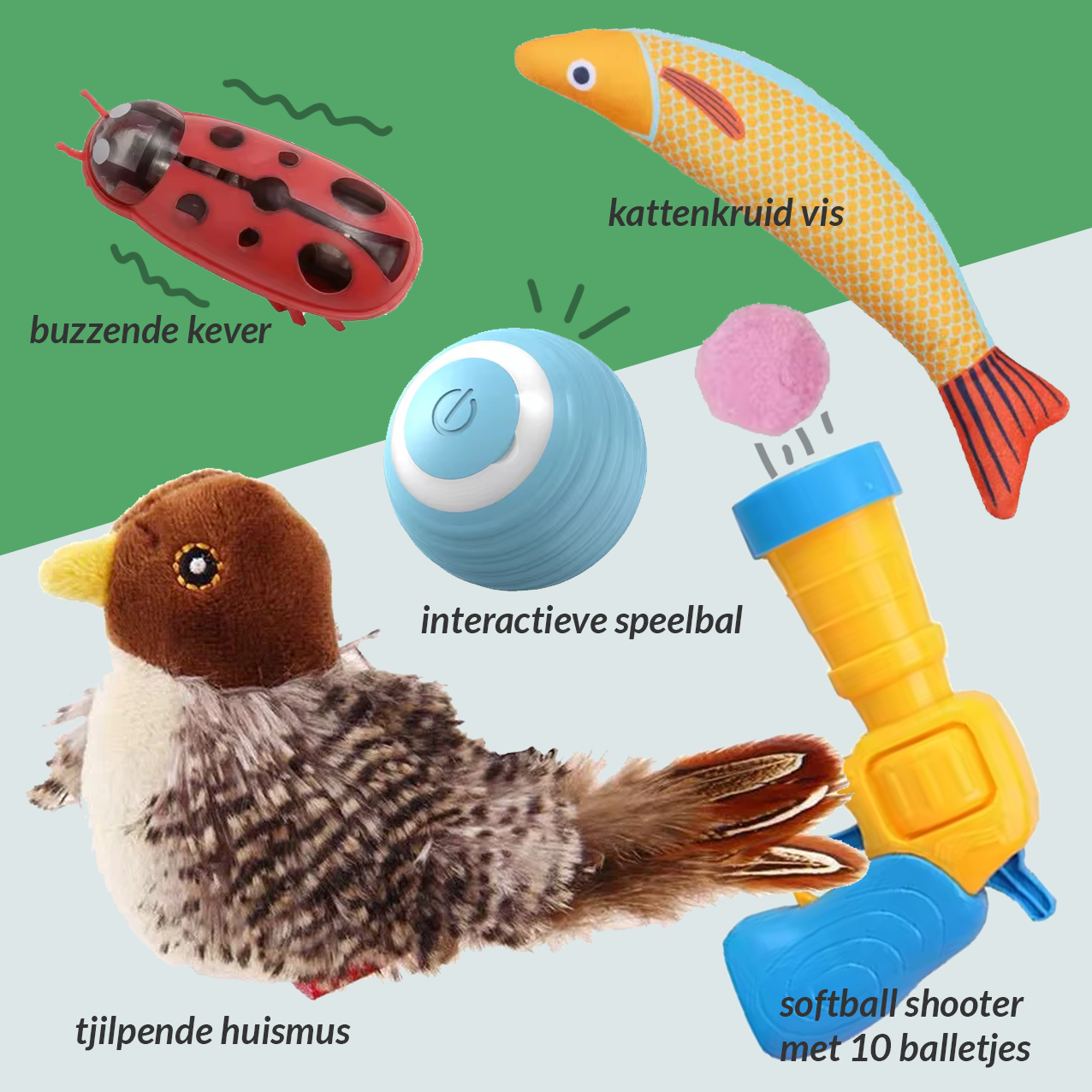 Set van 2x stuks pluche vogels knuffels van 14 cm met geluid | Fun en Feest Set van 2x stuks pluche vogels knuffels van 14 cm met geluid | Fun en Feest