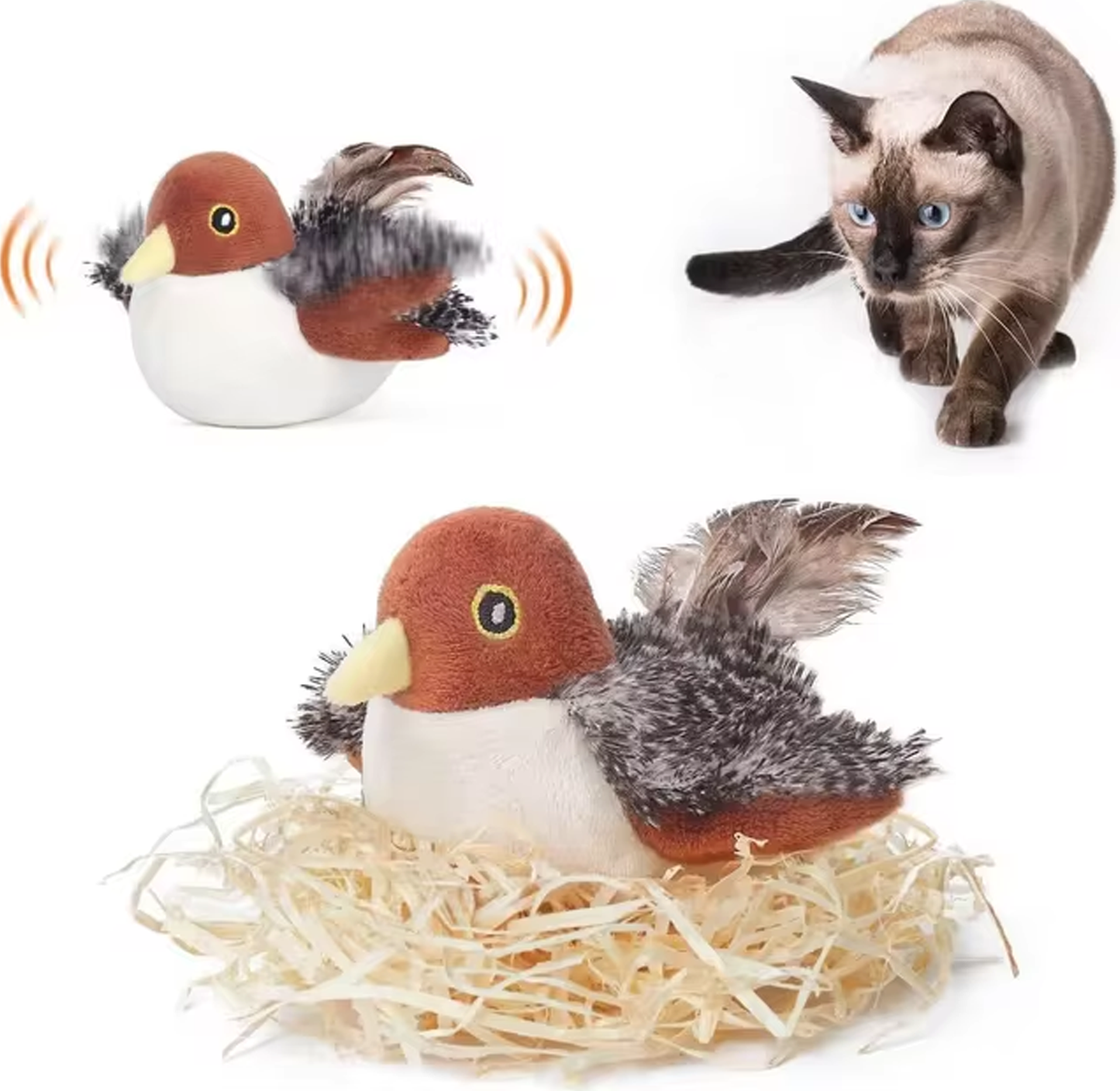 Kattenspeelgoed - Fladderende Vlinder - Pets Fortune Kattenspeelgoed - Fladderende Vlinder - Pets Fortune