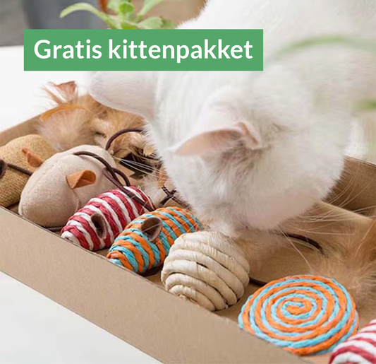 Gratis kittenpakket voor je nieuwe kat (Pakket 1)