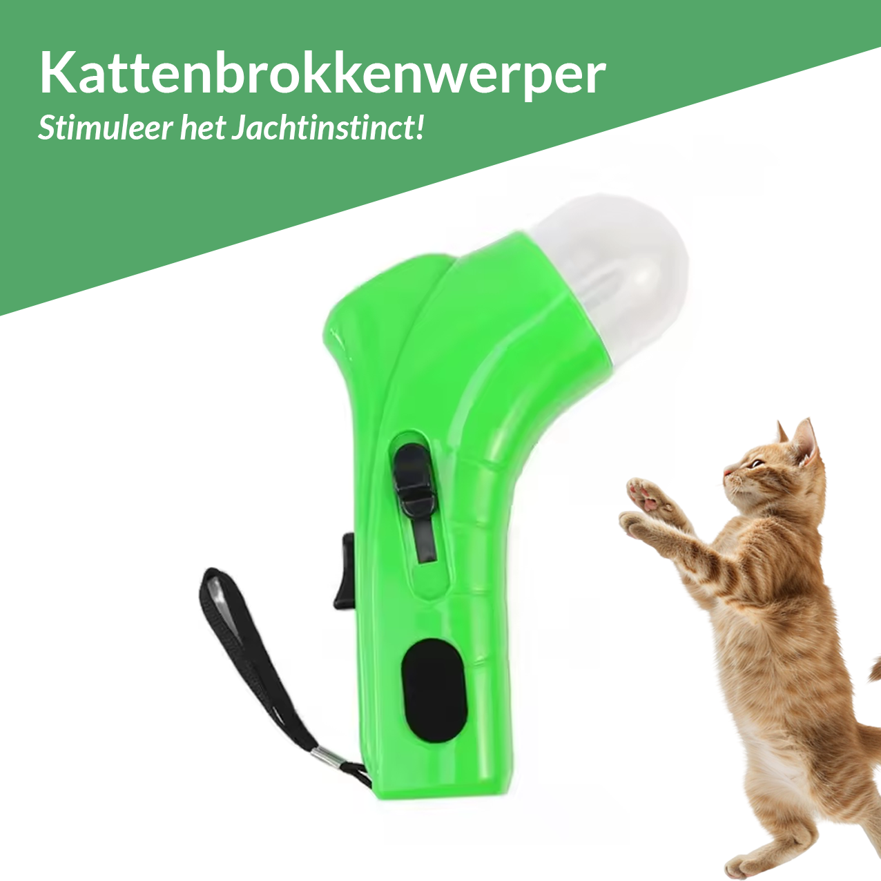Kattenbrokken Werper - Stimuleer het Jachtinstinct van je Kat!