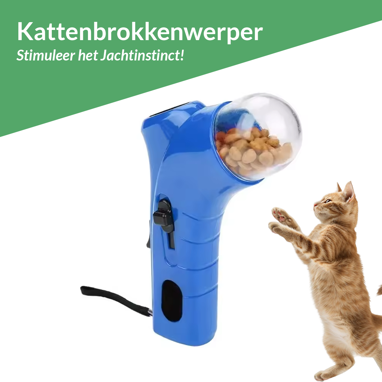 Kattenbrokken Werper - Stimuleer het Jachtinstinct van je Kat!