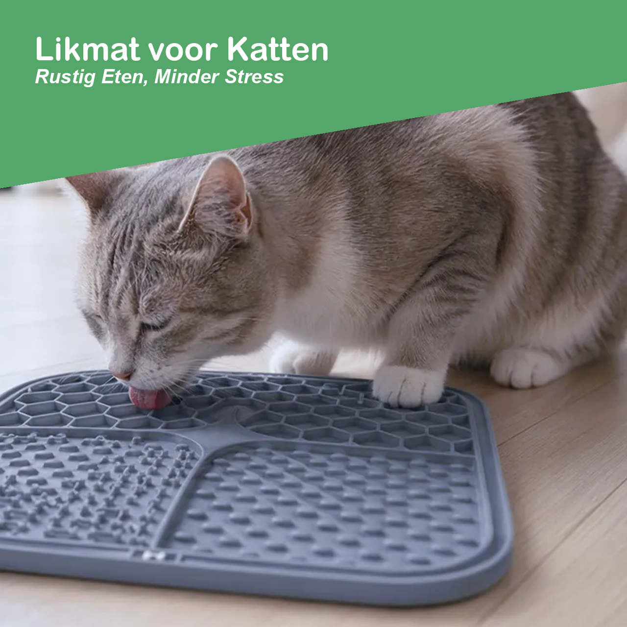 Likmat voor katten voor rustig eten en minder stress