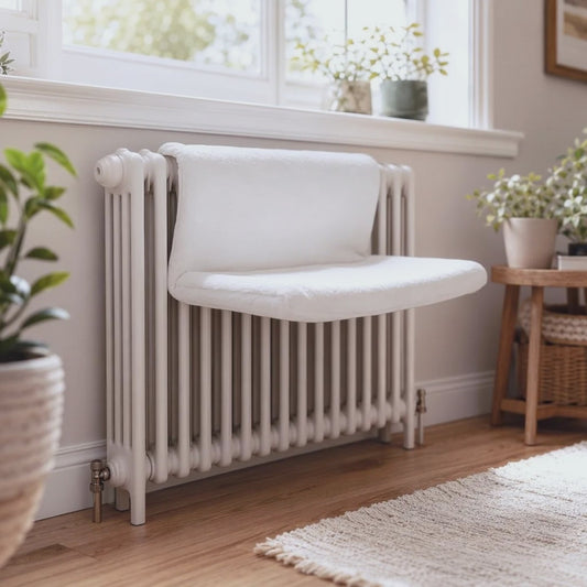 Kat rust in de radiator hangmat, video