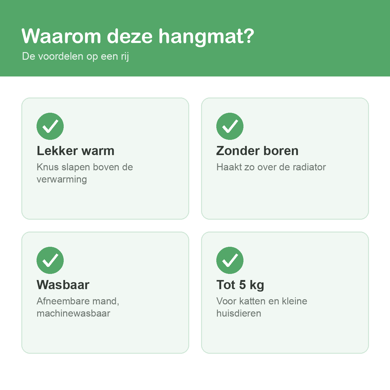 Voordelen radiator hangmat kat: warm, zonder boren, wasbaar, tot 5 kg