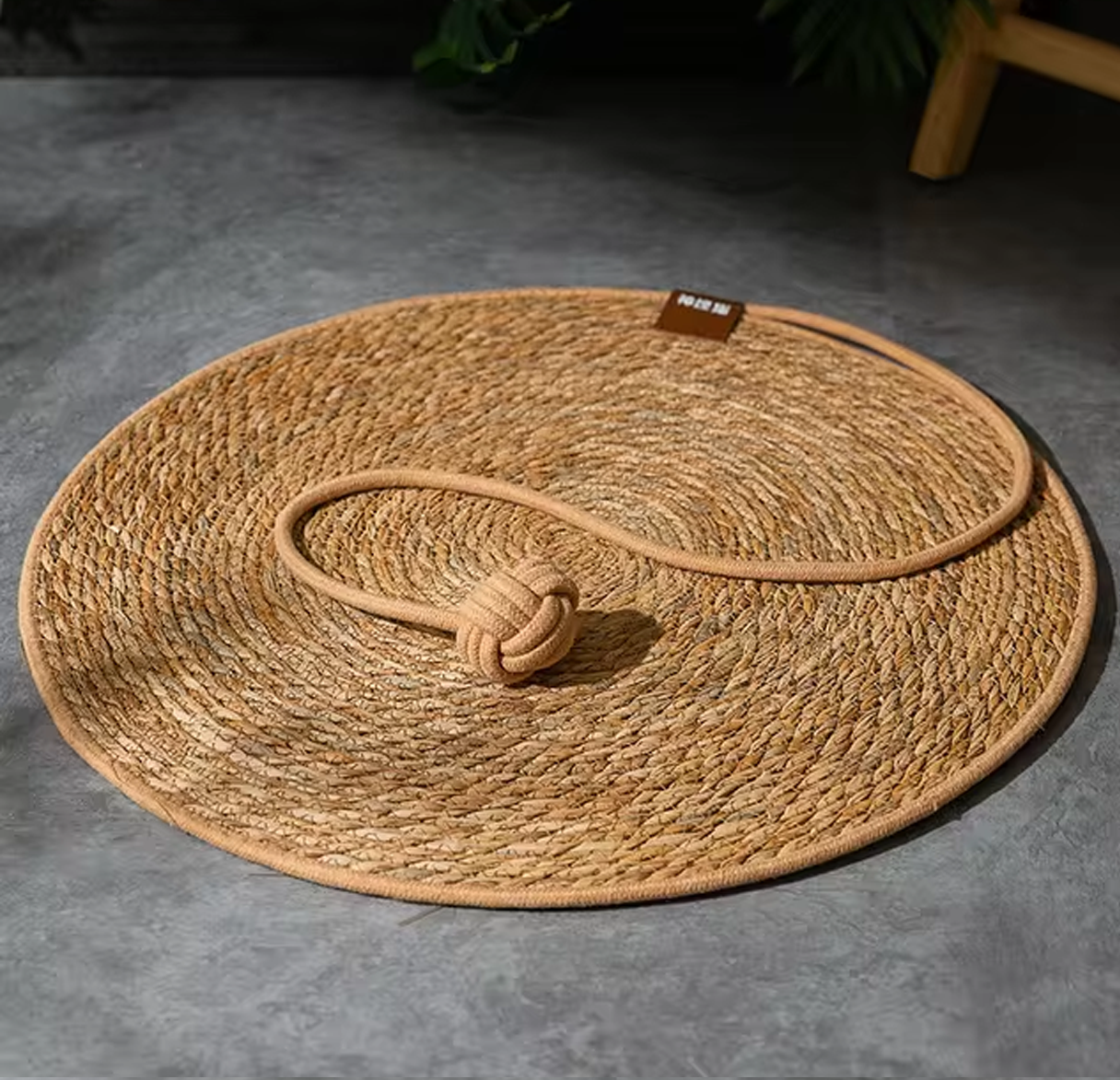 CAPASTEC Krabmat Voor Katten, Katoenen Touw Krabmat, 19.69 Ronde CAPASTEC Krabmat Voor Katten, Katoenen Touw Krabmat, 19.69 Ronde