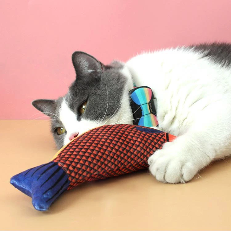 Vis Met Kattenkruid - Catnip Speelgoed voor Kittens